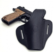 Bőr fegyvertok rendőr címerrel-ST2